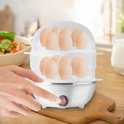 Mini multi-functional egg steamer