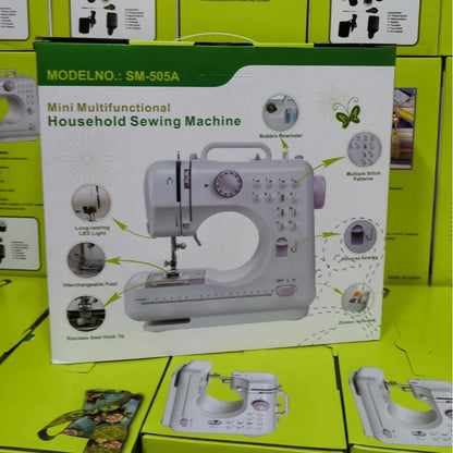Mini Overlock Sewing Machine with Pedal