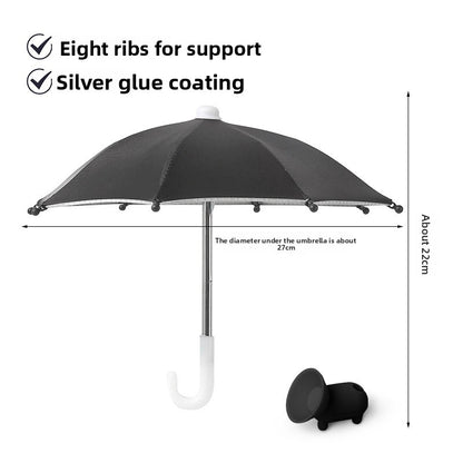 Mini Phone Sunshade with Holder