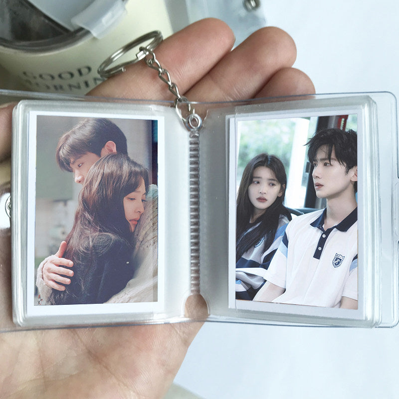 Mini Photo Album Keychain with TV Series Stills