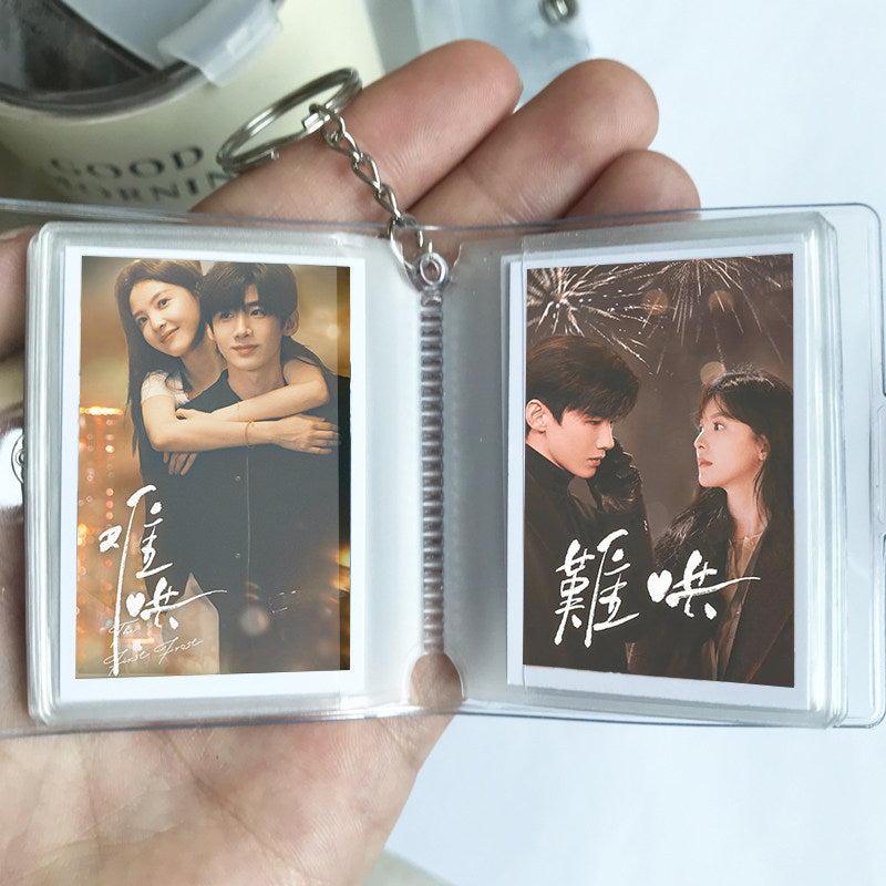 Mini Photo Album Keychain with TV Series Stills
