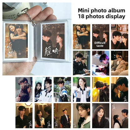 Mini Photo Album Keychain with TV Series Stills