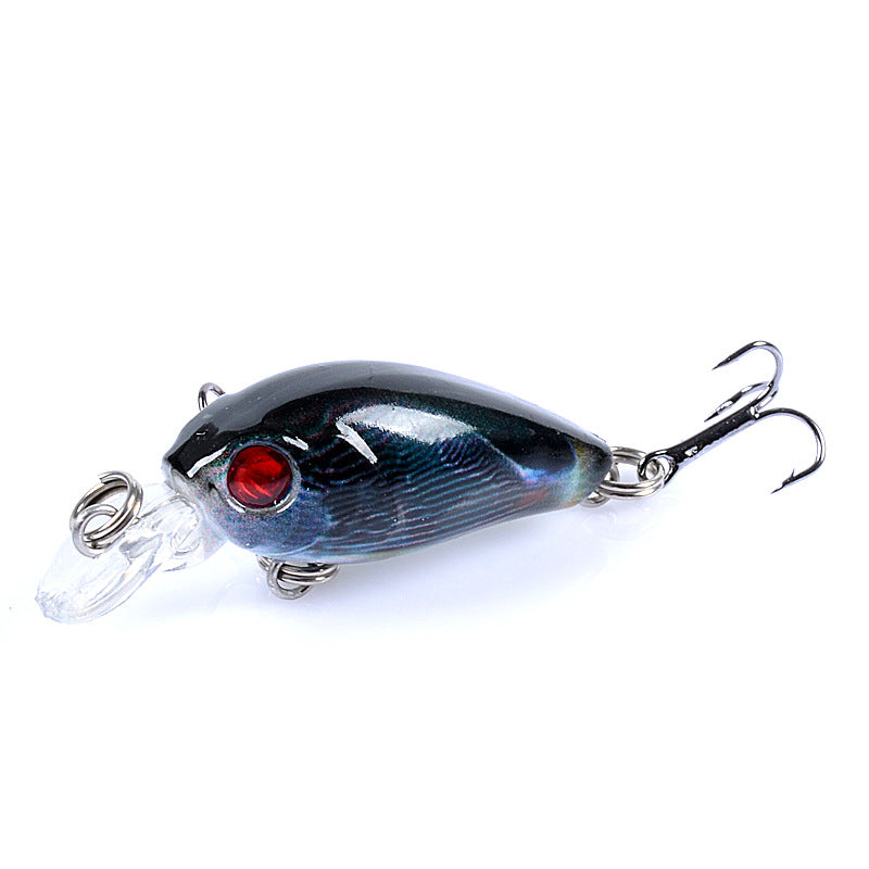 Mini plastic perch and eel hard bait