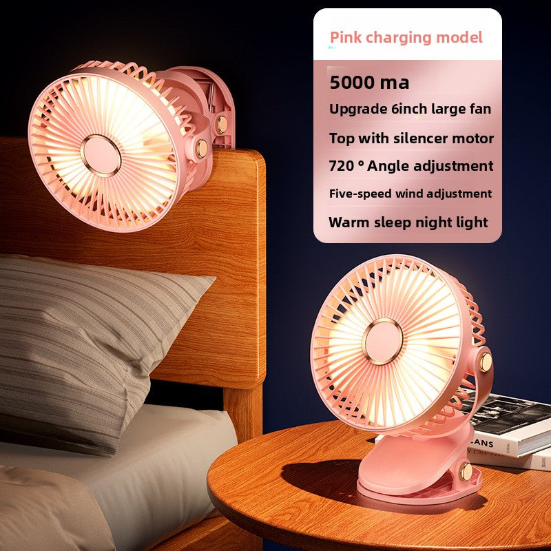 Mini portable desktop silent fan