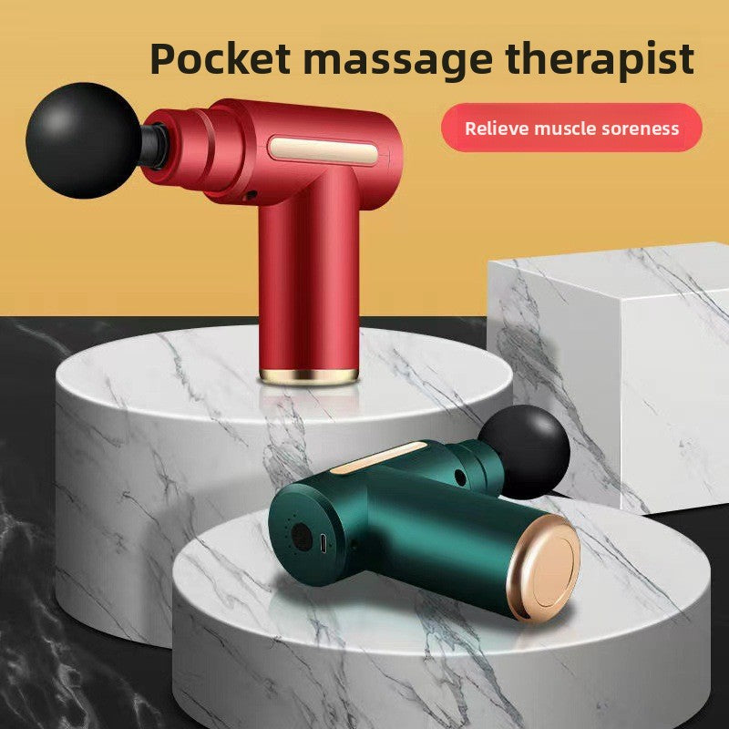 Mini Portable Massage Gun with 6 Heads