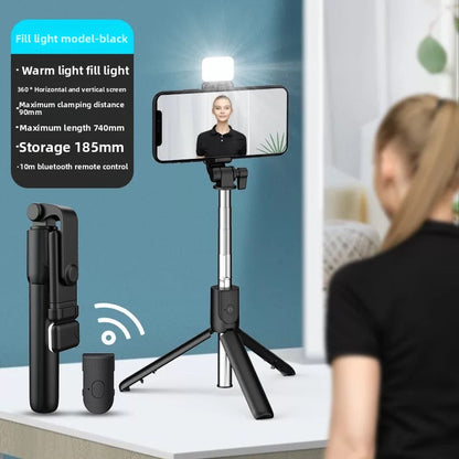 Mini portable selfie device with Bluetooth remote control
