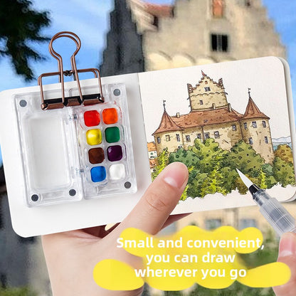 Mini Portable Watercolor Paint