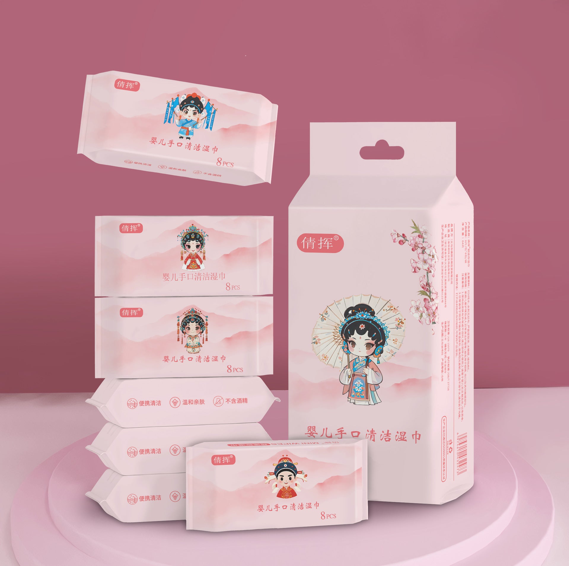 Mini Portable Wet Wipes for Children