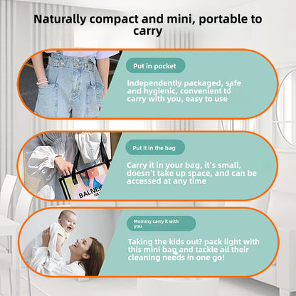 Mini Portable Wet Wipes for Children