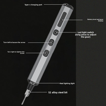 Mini precision electric screwdriver