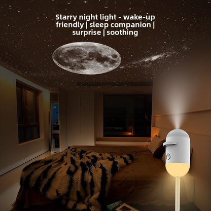 Mini Projector Night Light with Starry Sky Effect