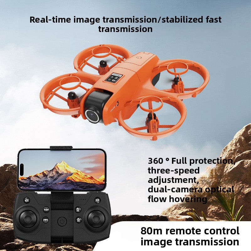 Mini Quadcopter with HD Dual Camera and Optical Flow Positioning