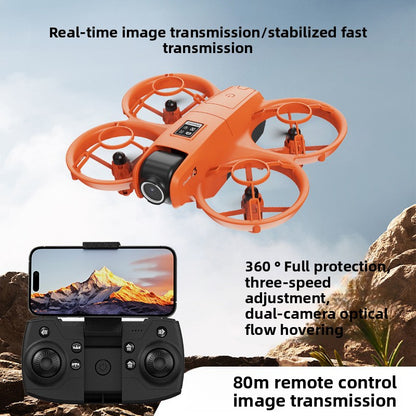 Mini Quadcopter with HD Dual Camera and Optical Flow Positioning