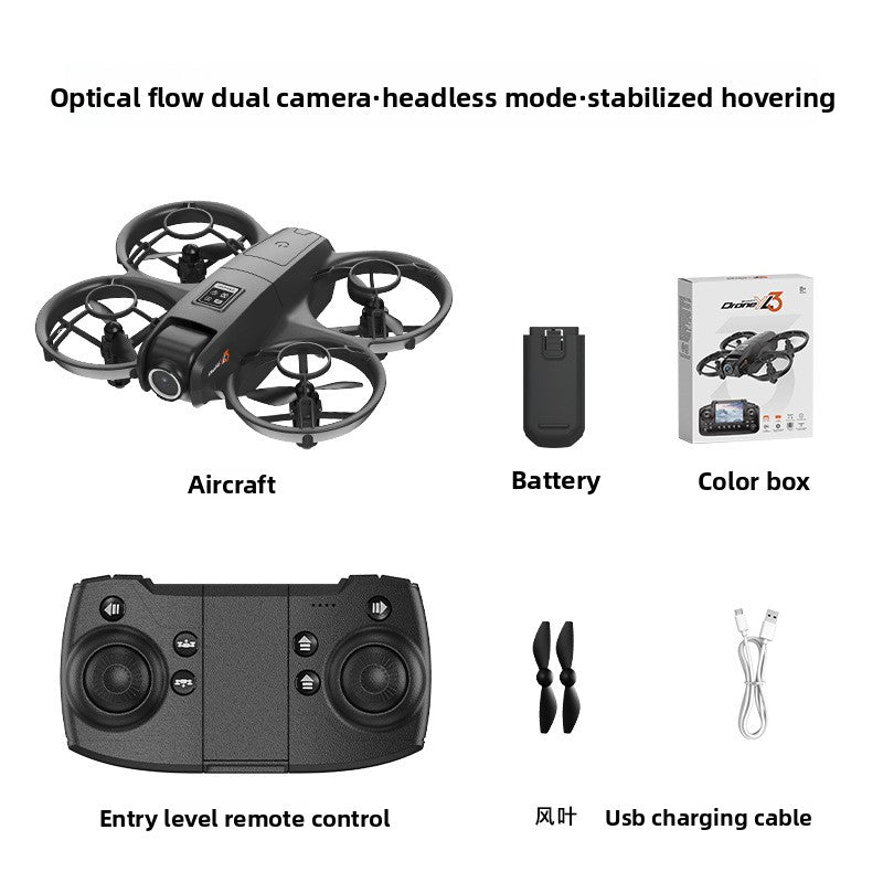 Mini Quadcopter with HD Dual Camera and Optical Flow Positioning