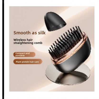 Mini Rechargeable Hair Straightener Comb