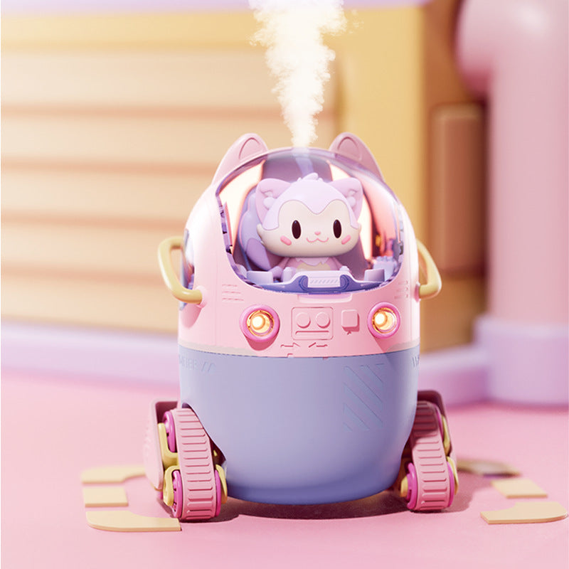 Mini Rechargeable Humidifier with Aromatherapy and Night Light for Kids