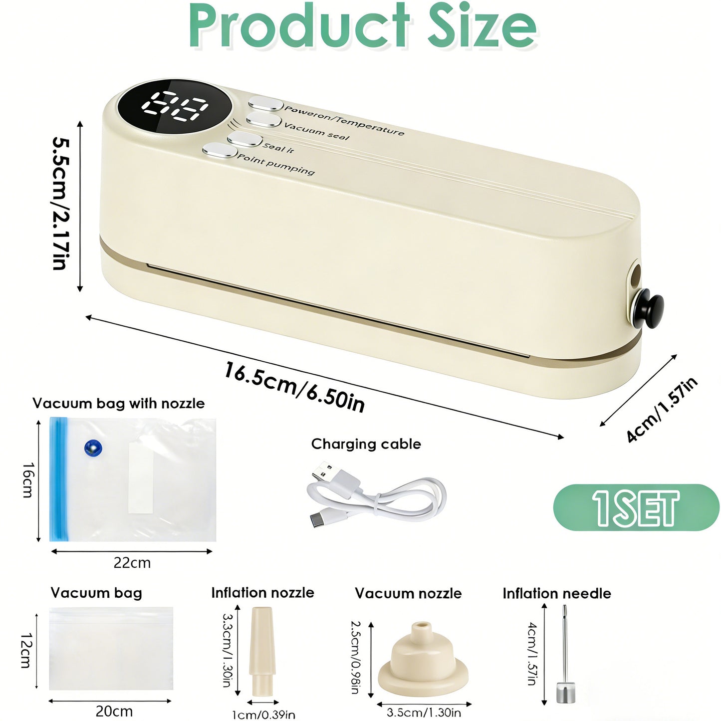 Mini Rechargeable Wireless Vacuum Sealer Machine