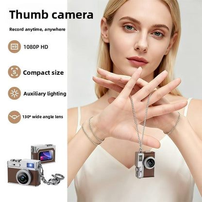 Mini Retro Digital Camera Pendant