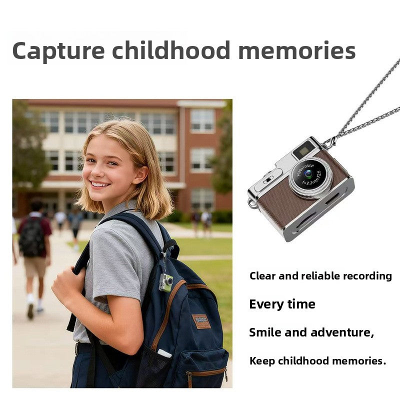 Mini Retro Digital Camera Pendant