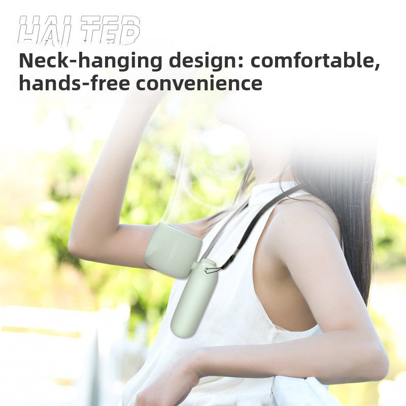 Mini Semiconductor Cooling Handheld Fan with 4000mAh Battery