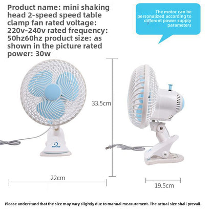 Mini Shaking Head Fan