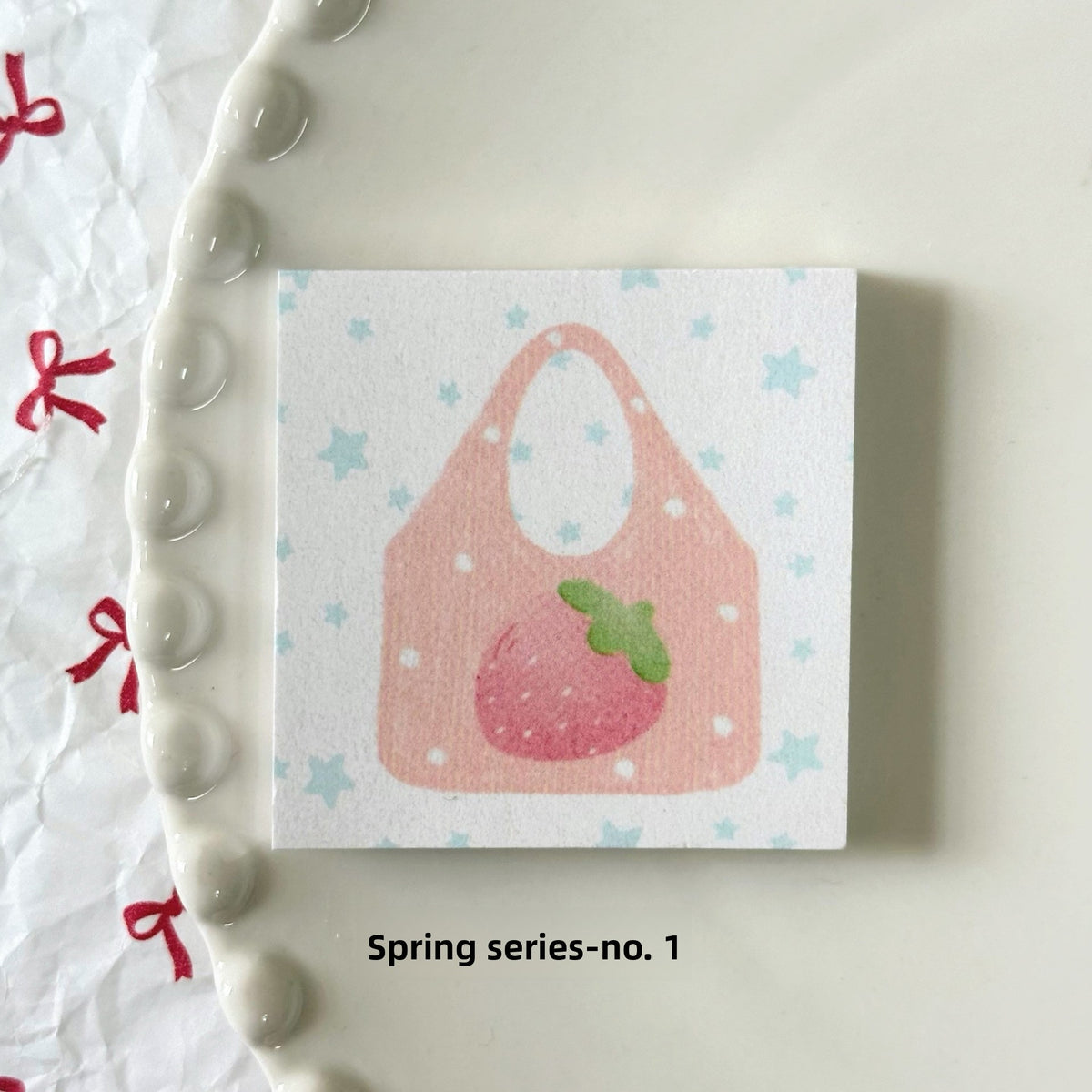 Mini Spring Design Tear-off Memo Pad