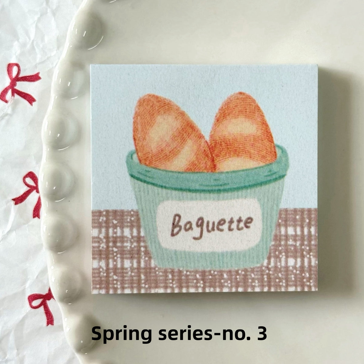 Mini Spring Design Tear-off Memo Pad