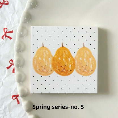 Mini Spring Design Tear-off Memo Pad