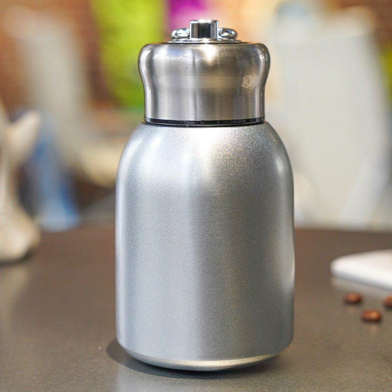 Mini Stainless Steel Thermos Cup with Handle