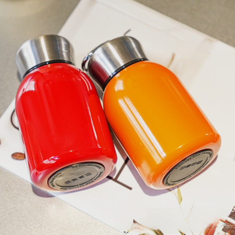 Mini Stainless Steel Thermos Cup with Handle