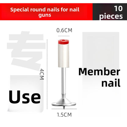 Mini Steel Nail Gun with Silencer for Ceiling Installation