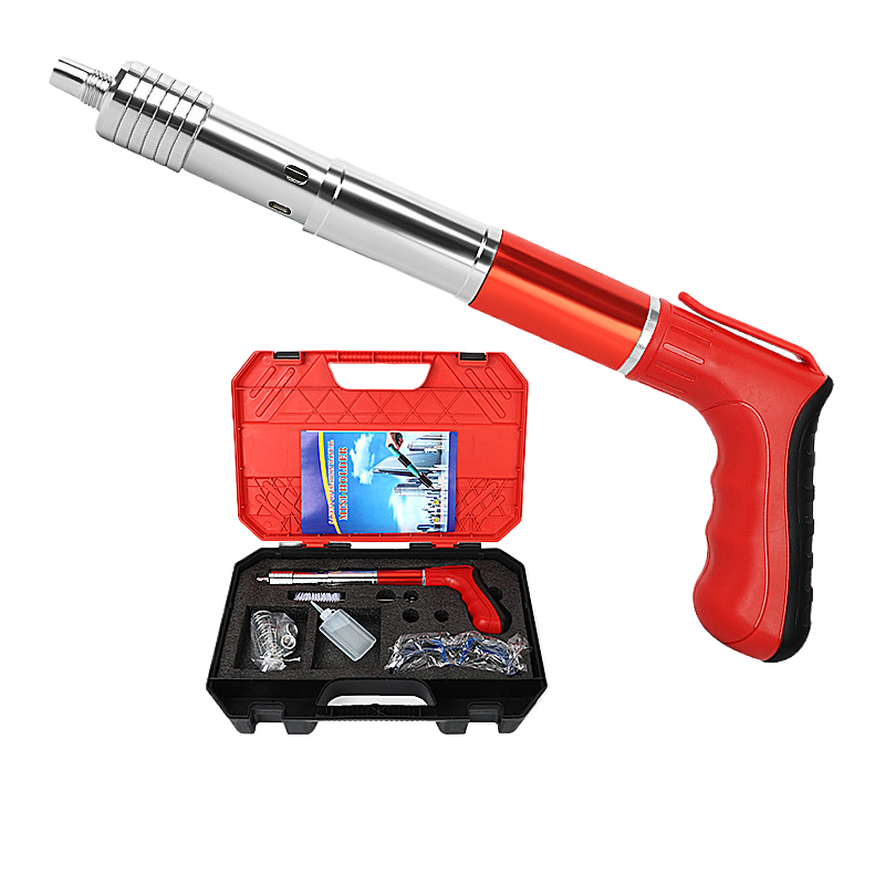 Mini Steel Nail Gun with Silencer for Ceiling Installation
