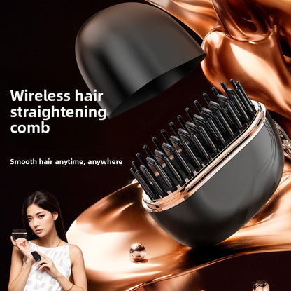 Mini straightener comb for two purposes