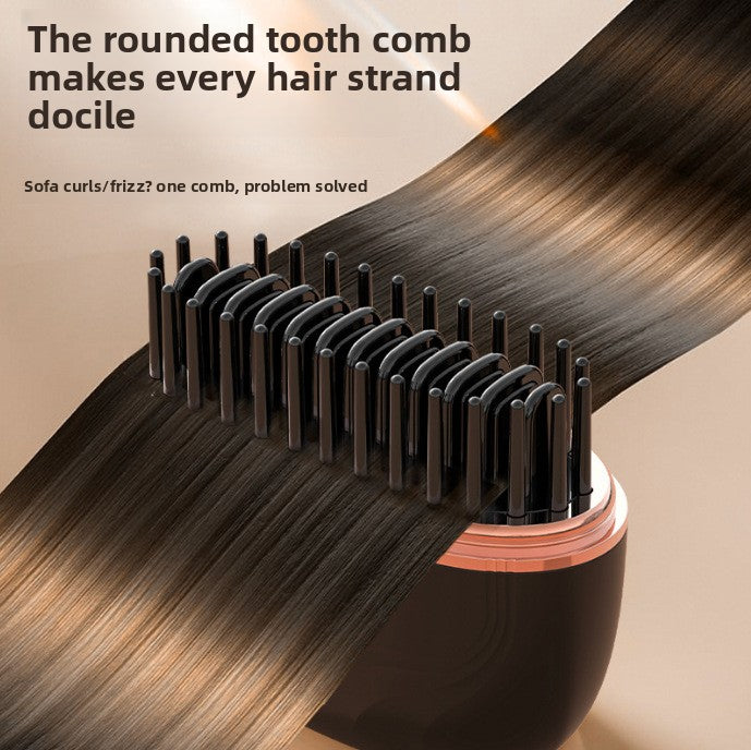 Mini straightener comb for two purposes