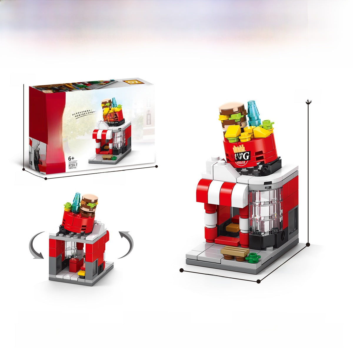 Mini Street View Building Blocks