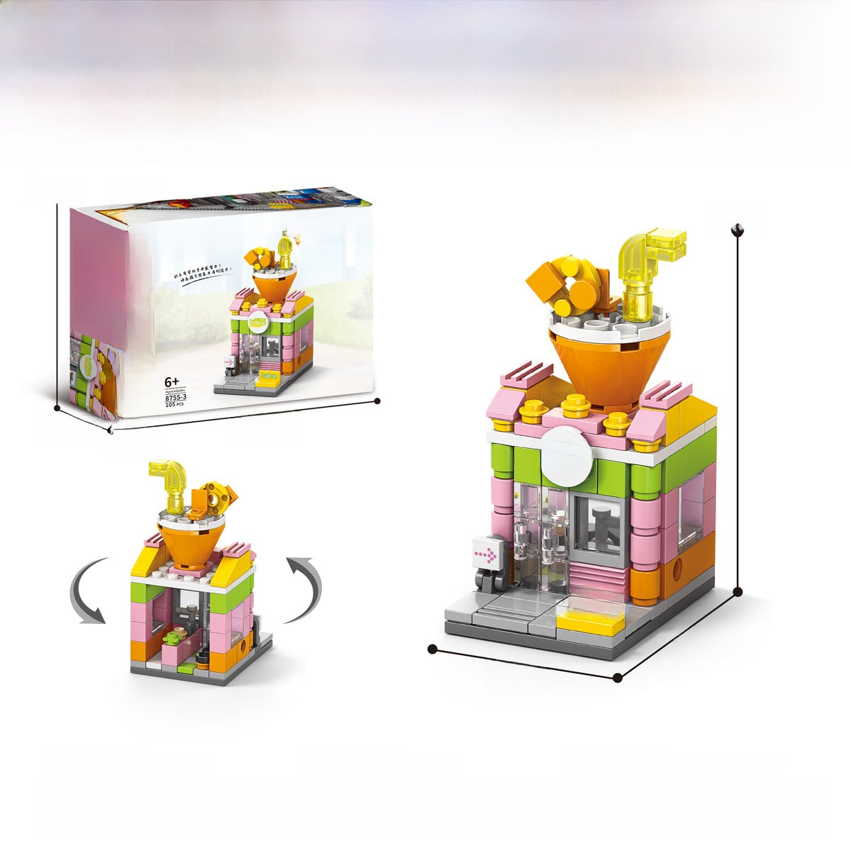 Mini Street View Building Blocks