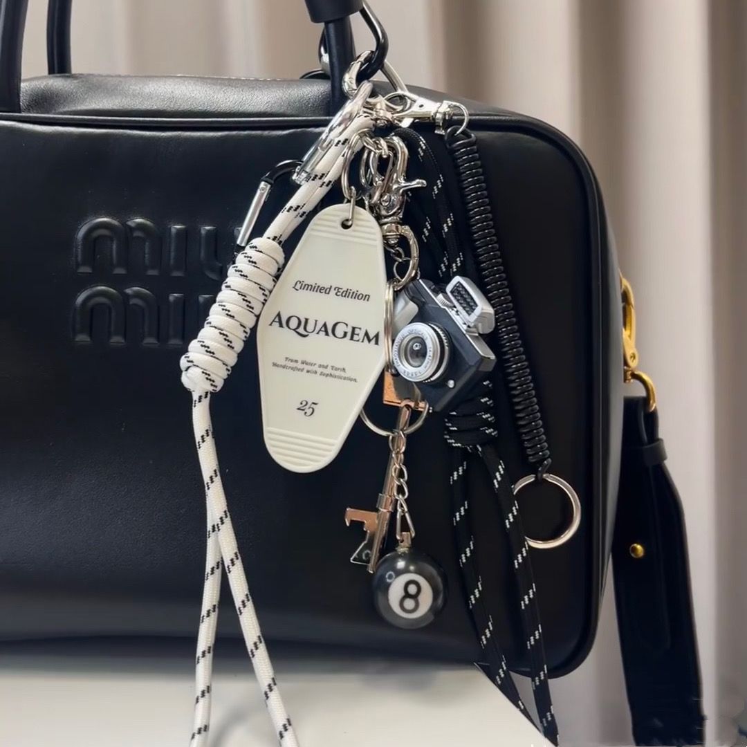 Mini Thematic Metal Keychain Charm