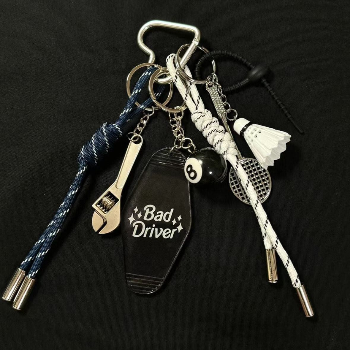 Mini Thematic Metal Keychain Charm