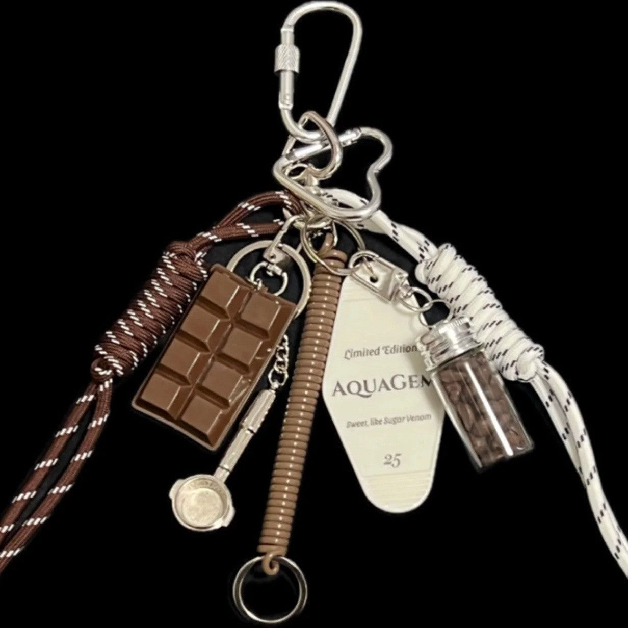 Mini Thematic Metal Keychain Charm