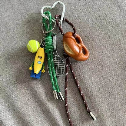 Mini Thematic Metal Keychain Charm