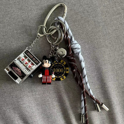 Mini Thematic Metal Keychain Charm