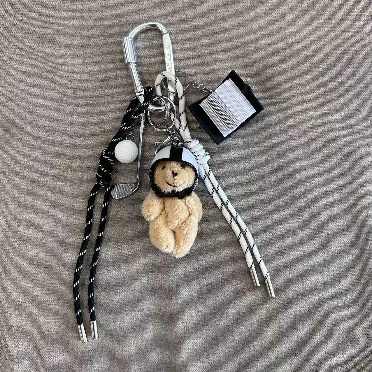 Mini Thematic Metal Keychain Charm