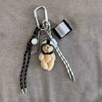 Mini Thematic Metal Keychain Charm