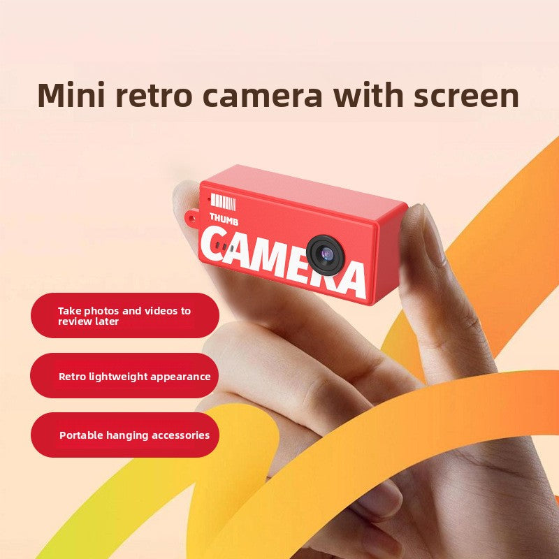 Mini Thumb Size Video Camera with IPS Screen