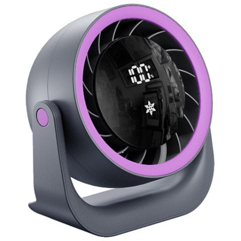 Mini USB Desk Fan with Digital Display