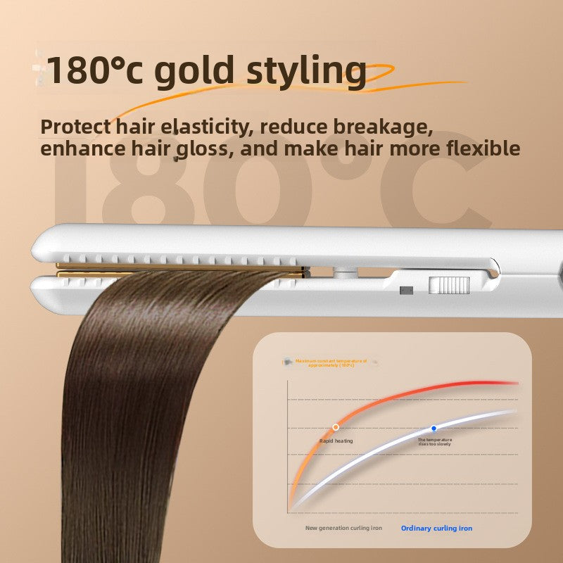 Mini USB Hair Straightener and Curling Iron