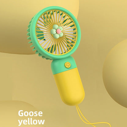 Mini USB Handheld Silent Fan with Phone Holder