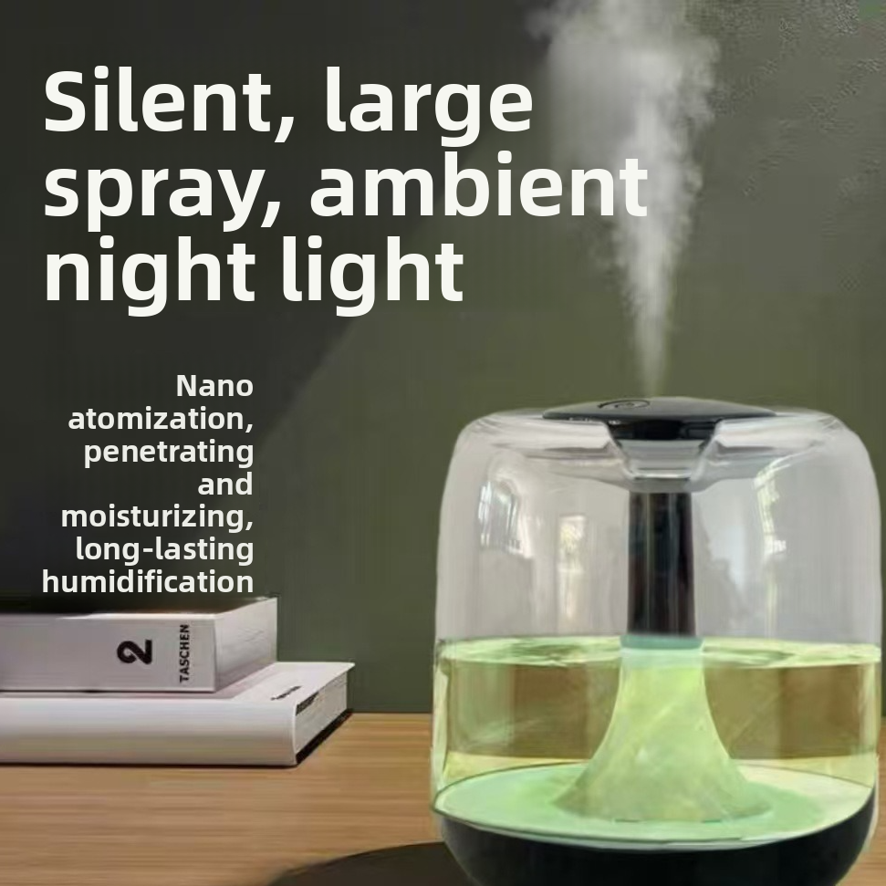 Mini USB Humidifier with Aroma Diffuser and Ambient Light