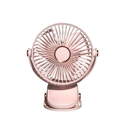 Mini USB rechargeable clip fan