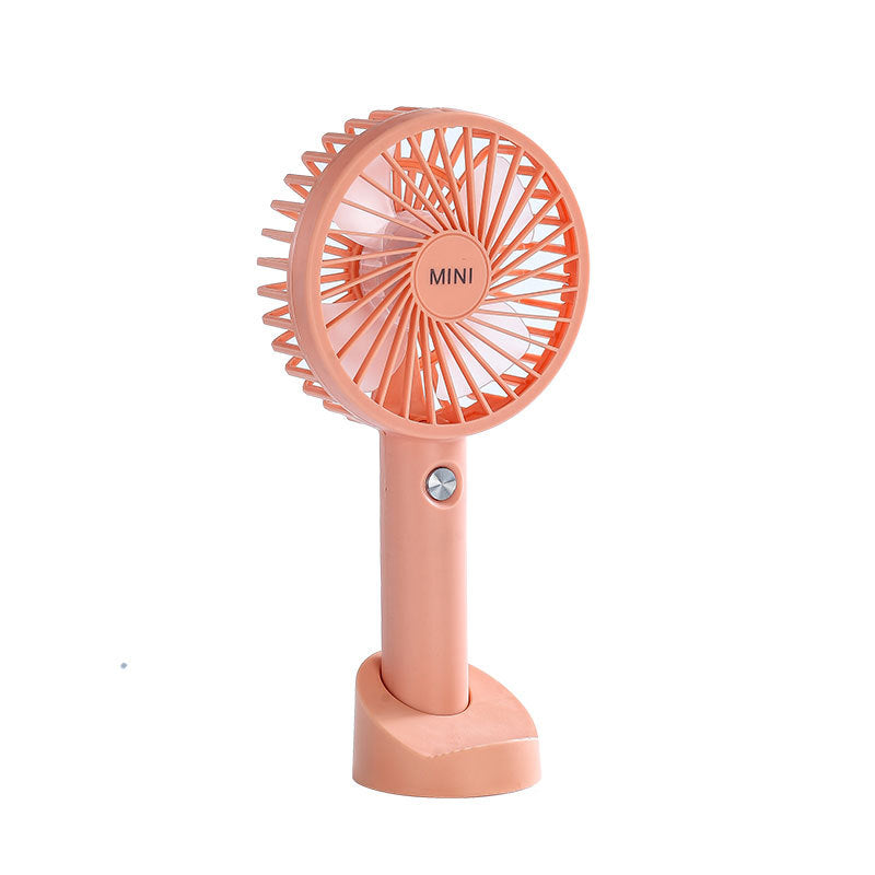 Mini USB Rechargeable Handheld Fan with Phone Holder